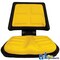 A & I Products Seat, Universal w/ Trapezoid Back, YLW 23" x10" x18.5" A-T110YL - alternate 2